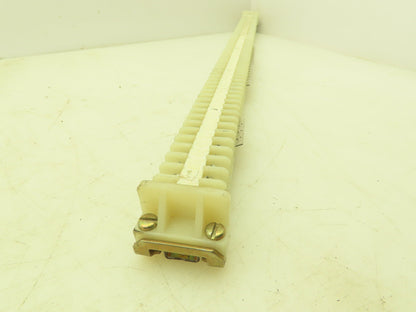 Allen Bradley 1492 Style F White Terminal Block (250 pcs) 15mm Steel DIN Rail