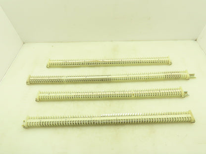 Allen Bradley 1492 Style F White Terminal Block (250 pcs) 15mm Steel DIN Rail