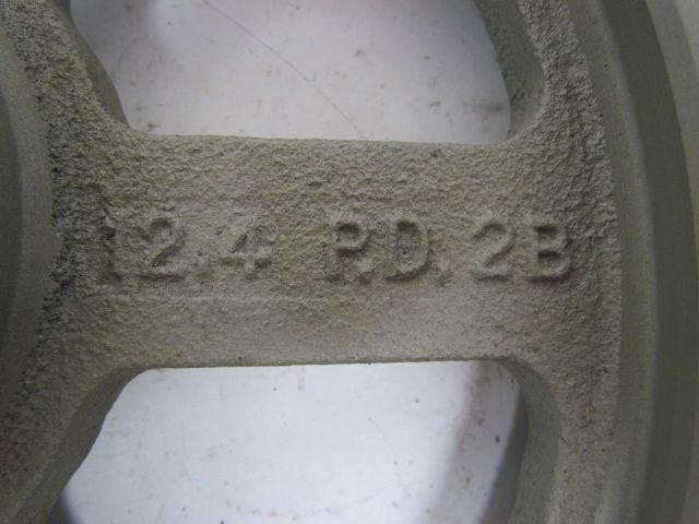 TB Woods 12.4 2B SK 2-Groove Pulley Sheave A-B V-Belt 12.75" OD QD SK Bushing