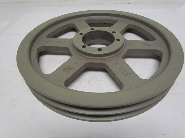 TB Woods 12.4 2B SK 2-Groove Pulley Sheave A-B V-Belt 12.75" OD QD SK Bushing