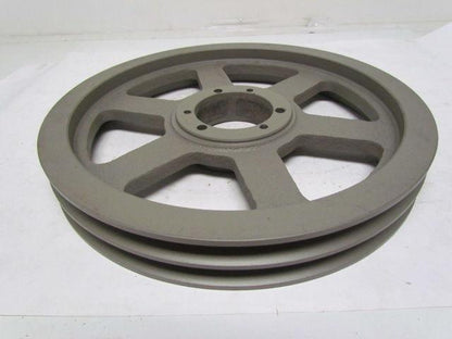 TB Woods 12.4 2B SK 2-Groove Pulley Sheave A-B V-Belt 12.75" OD QD SK Bushing