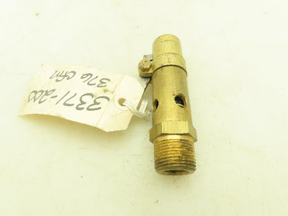 Kingston Fig 114 Brass Safety Relief Valve w/Lever 200 PSI 3/4" NPT  Lot of 2