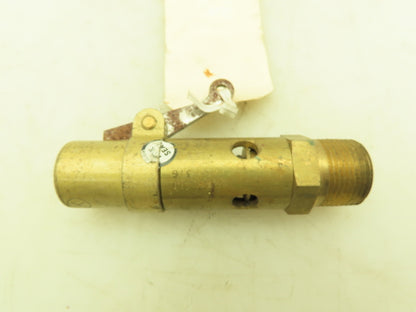 Kingston Fig 114 Brass Safety Relief Valve w/Lever 200 PSI 3/4" NPT  Lot of 2