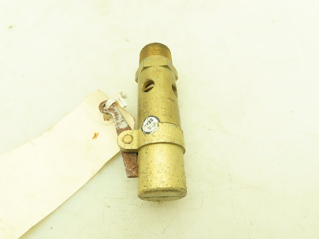 Kingston Fig 114 Brass Safety Relief Valve w/Lever 200 PSI 3/4" NPT  Lot of 2