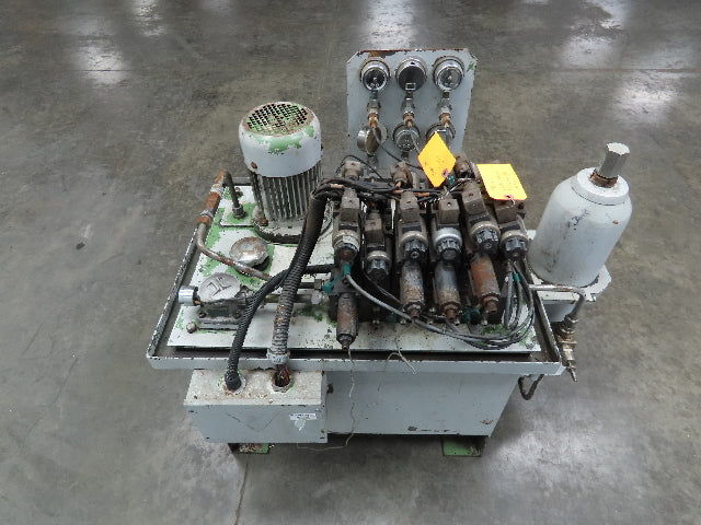 Hydraulic Unit 6.3MPA 1500 R/Min 1.1kw 380V 30 Gallon Tank J-FA6D Solenoid Valve