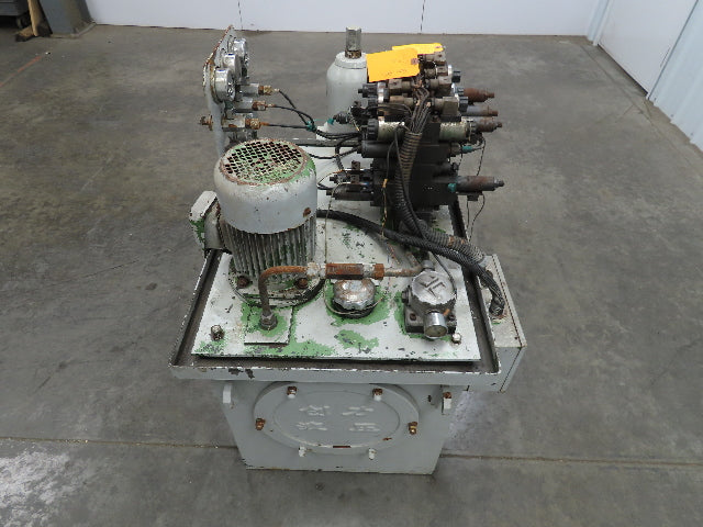 Hydraulic Unit 6.3MPA 1500 R/Min 1.1kw 380V 30 Gallon Tank J-FA6D Solenoid Valve