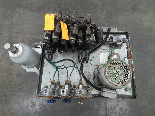 Hydraulic Unit 6.3MPA 1500 R/Min 1.1kw 380V 30 Gallon Tank J-FA6D Solenoid Valve