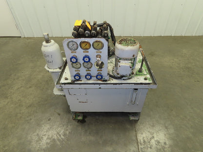 Hydraulic Unit 6.3MPA 1500 R/Min 1.1kw 380V 30 Gallon Tank J-FA6D Solenoid Valve