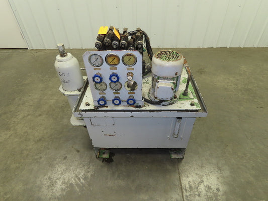 Hydraulic Unit 6.3MPA 1500 R/Min 1.1kw 380V 30 Gallon Tank J-FA6D Solenoid Valve