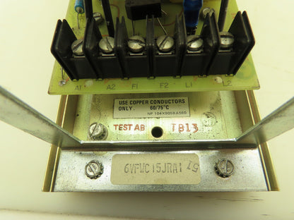 General Electric 6VFWC15JR Statotrol JR Controller 1/6-1/2Hp 90VDC Speed Control