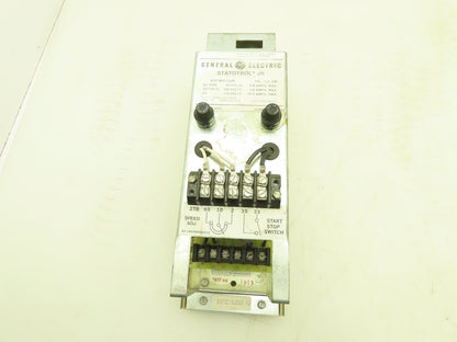 General Electric 6VFWC15JR Statotrol JR Controller 1/6-1/2Hp 90VDC Speed Control