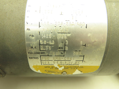 Boston Gear F710-60SV-B4-J6 Reducer Gearbox 60:1 Ratio .33Hp 460V Gearmotor 42CZ