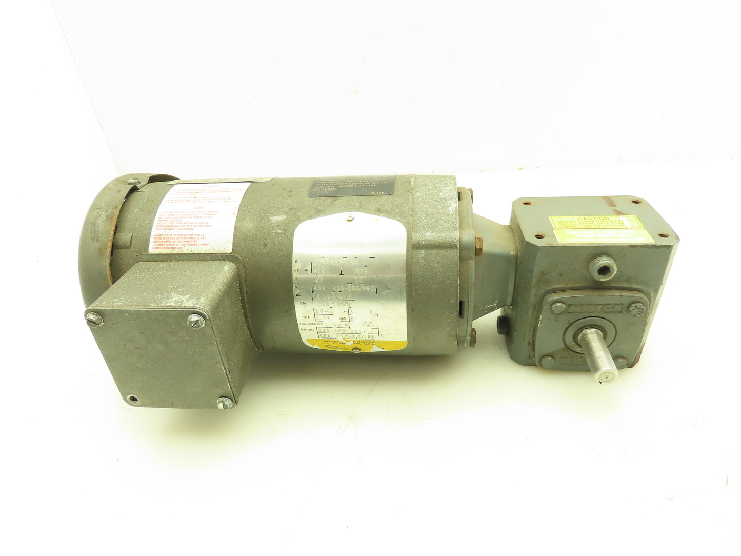 Boston Gear F710-60SV-B4-J6 Reducer Gearbox 60:1 Ratio .33Hp 460V Gearmotor 42CZ