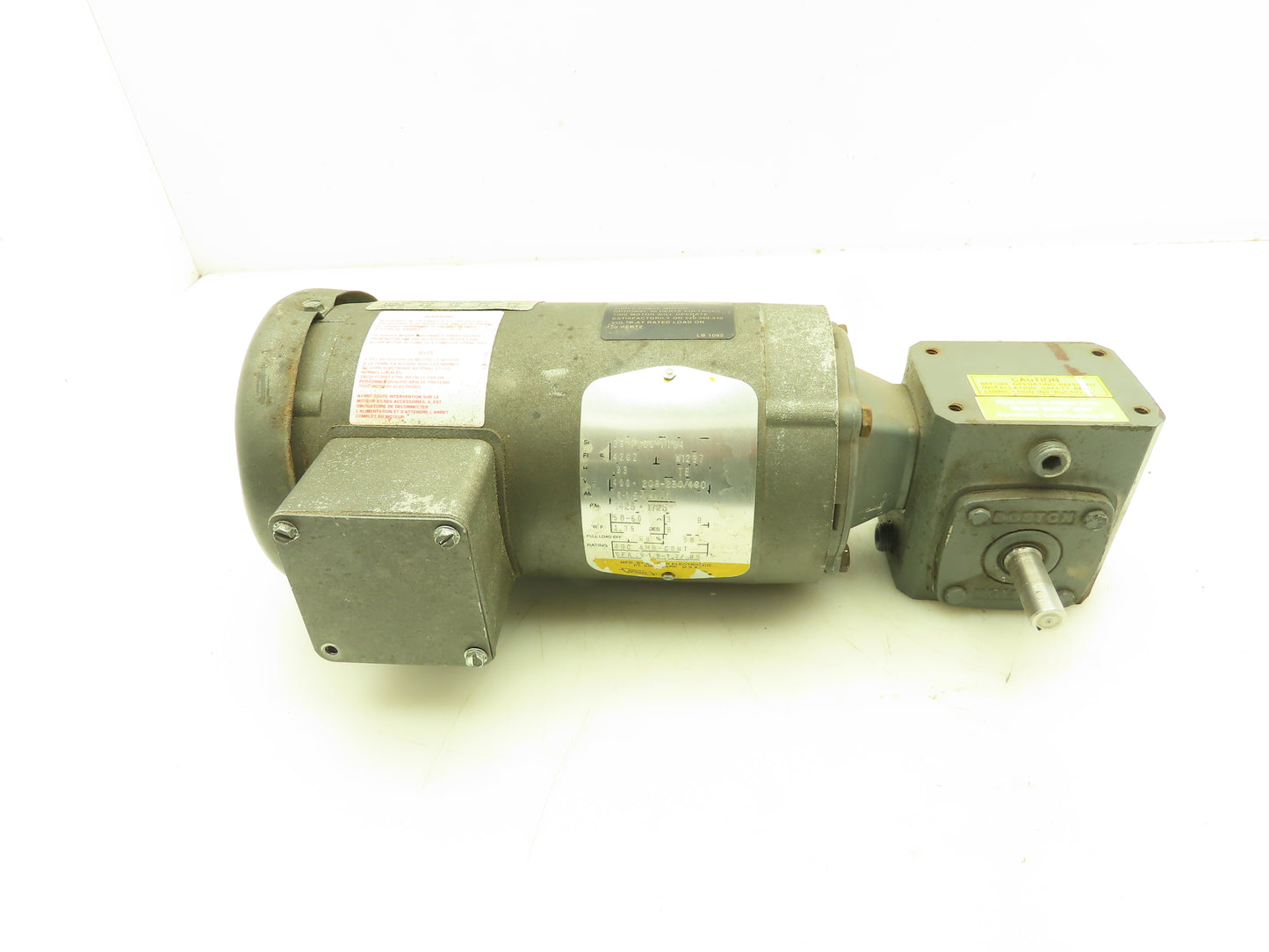 Boston Gear F710-60SV-B4-J6 Reducer Gearbox 60:1 Ratio .33Hp 460V Gearmotor 42CZ