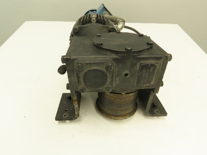 90VDC 1Hp Gearmotor w/ Warner EM 50-20 Clutch Brake 30:1 Gearbox Winch