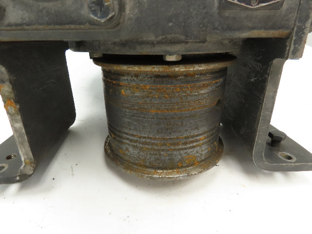 90VDC 1Hp Gearmotor w/ Warner EM 50-20 Clutch Brake 30:1 Gearbox Winch
