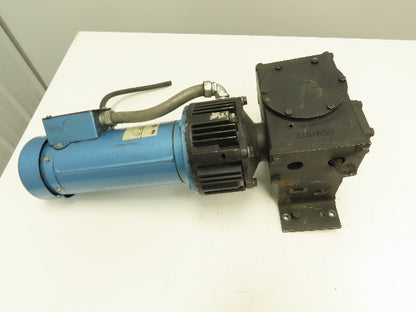 90VDC 1Hp Gearmotor w/ Warner EM 50-20 Clutch Brake 30:1 Gearbox Winch