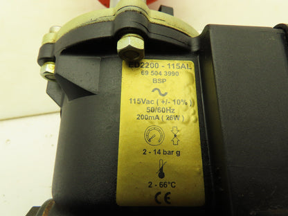 Domnick Hunter Oil-X Compressed Air Water Separator Filter 3/4" w/Electric Drain