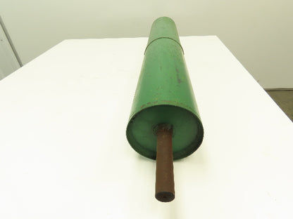 6"x 36" Steel Drum Roller Conveyor Drive Pulley 1" Dia Welded Shaft