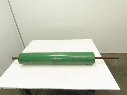 6"x 36" Steel Drum Roller Conveyor Drive Pulley 1" Dia Welded Shaft