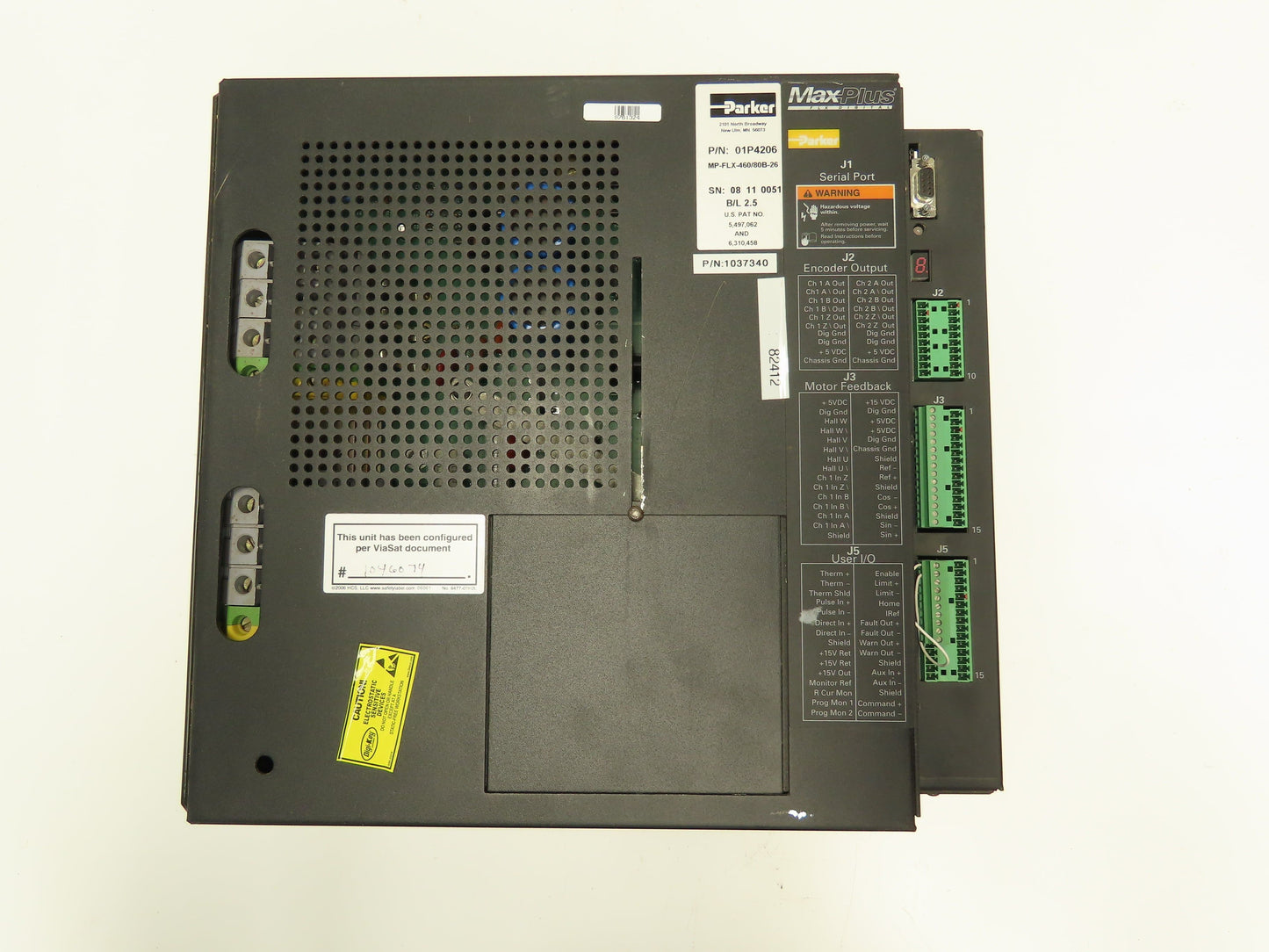 Parker MP-FLX-460/80B-26 Max Plus Digital Servo Drive 460V