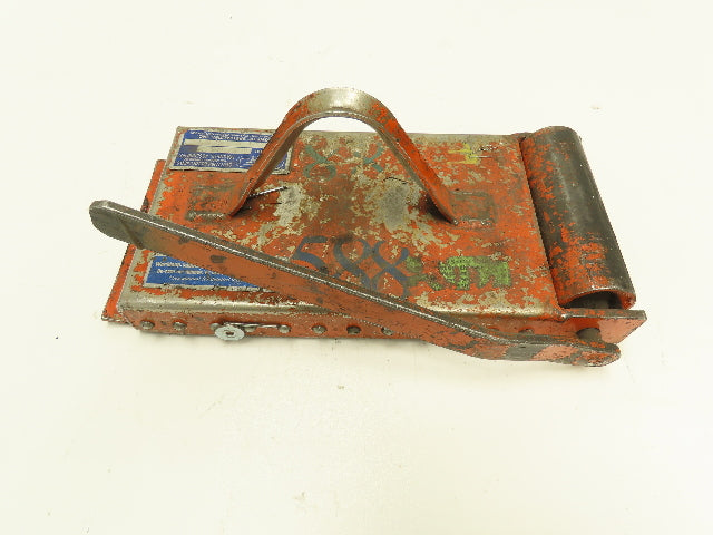 MSL Model 1037 Permanent Lifting Magnet 1500 Lb Capacity  1" Steel 10x6" Surface