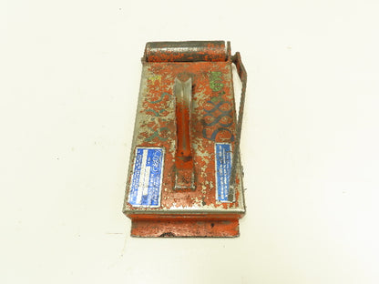 MSL Model 1037 Permanent Lifting Magnet 1500 Lb Capacity  1" Steel 10x6" Surface