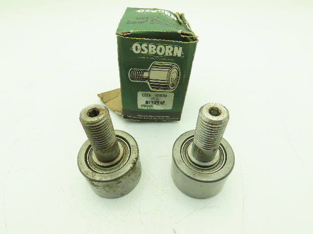 Osborn 95070 HPC-62 Heavy Duty Load Runner Cam Follower Idler Rollers Lot of 2