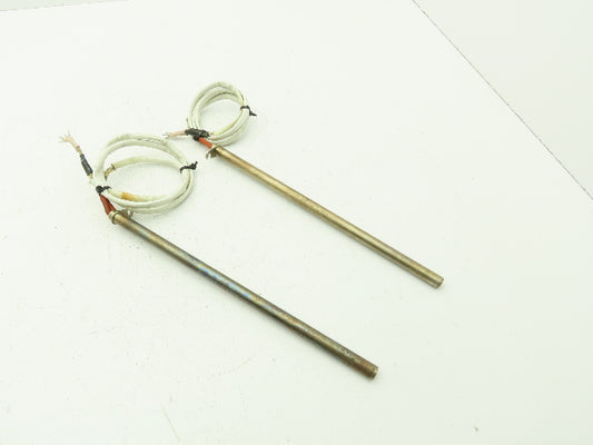 Watlow Type CR Firerod Steel Cartridge 12" Heater Rod 220V 1200W  Lot of 2