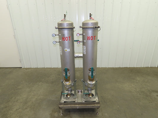 SMC FGFS1B-20-E100B-G FG Bag Filter Strainer Stainless Steel Dual Filter