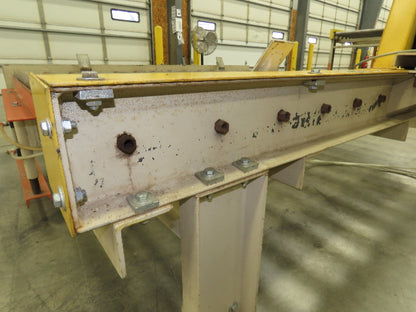 66"x 84" Chain Drive Steel Live Roller Pallet Conveyor .5Hp 460V Center Drive