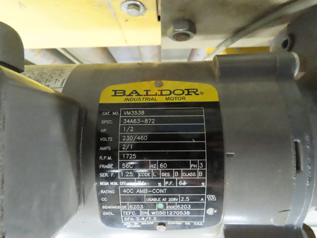 66"x 84" Chain Drive Steel Live Roller Pallet Conveyor .5Hp 460V Center Drive