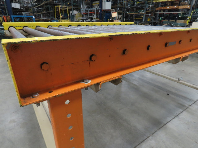70"x 90" Chain Drive 2.5" Live Roller Pallet Conveyor 60"BF .5Hp 460V 62 FPM