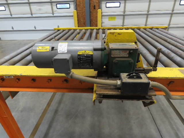 70"x 84" Chain Drive 2.5" Live Roller Pallet Conveyor 60"BF .5Hp 460V 65 FPM