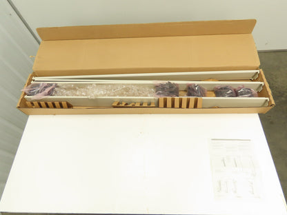 Knoll Dividend Horizon 48" Panel End Trim Assembly Ivory Lot of 6
