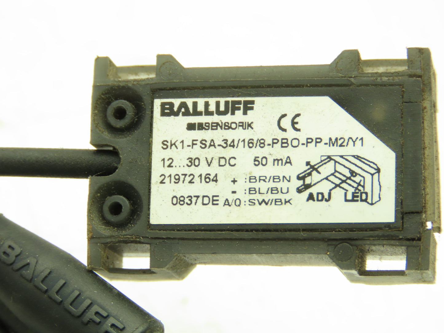 Balluff SK1-FSA-34/16/8-PBO-PP-M2/Y1 Sie Sensorik Proximity Sensor Lot of 2
