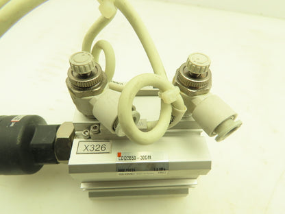 SMC CDQ2B50-30DM Compact Air Cylinder 50mm Bore 30mm Stroke