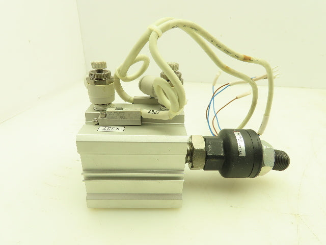SMC CDQ2B50-30DM Compact Air Cylinder 50mm Bore 30mm Stroke
