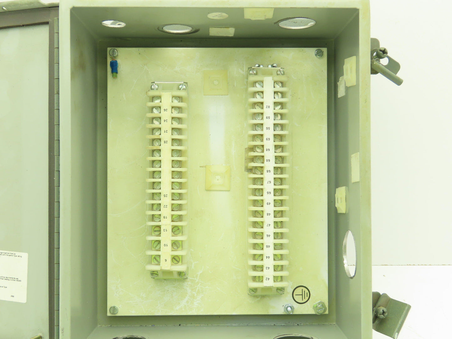 Hoffman A1210CH Industrial Enclosure 12x10x5" JIC Terminal Block Nema 12