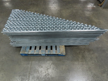 30"x 20° Butt Spur Galvanized Steel Skate Wheel Gravity Conveyor LH Diverter 10