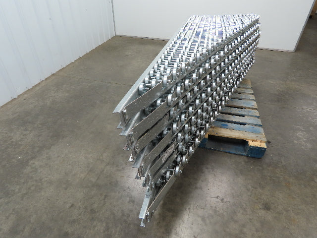 30"x 20° Butt Spur Galvanized Steel Skate Wheel Gravity Conveyor LH Diverter 10