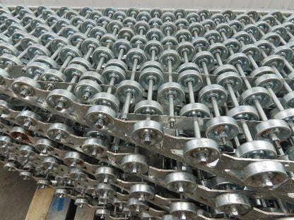 30"x 20° Butt Spur Galvanized Steel Skate Wheel Gravity Conveyor LH Diverter 10