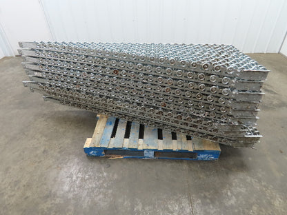 30"x 20° Butt Spur Galvanized Steel Skate Wheel Gravity Conveyor LH Diverter 10