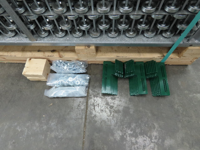 30"x 20° Butt Spur Galvanized Steel Skate Wheel Gravity Conveyor LH Diverter X7