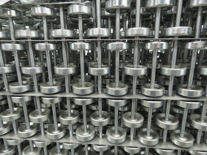 30"x 20° Butt Spur Galvanized Steel Skate Wheel Gravity Conveyor LH Diverter X7