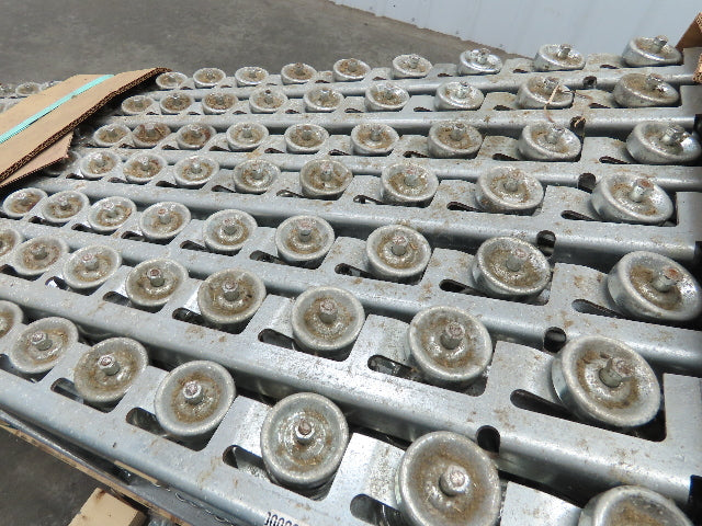 30"x 20° Butt Spur Galvanized Steel Skate Wheel Gravity Conveyor LH Diverter X7