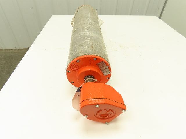 Van Der Graaf TM160A30-410-RTM Drum Roller Motor 1HP 480V 177FT/Min 24" Brake