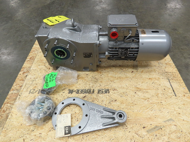 Nord  SK9032.1AZMHD-100LA/4 Gearmotor 24:1 Reducer 72 RPM 5Hp 460V Brake Motor