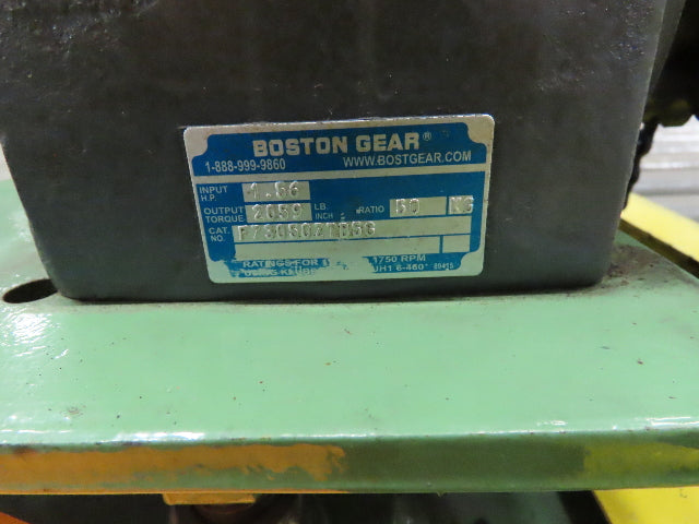 Chain Drive 3.5" Steel Roller Pallet Conveyor 64"L x 87"BF .5Hp 460V 30FPM