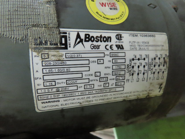 Chain Drive 3.5" Steel Roller Pallet Conveyor 64"L x 87"BF .5Hp 460V 30FPM